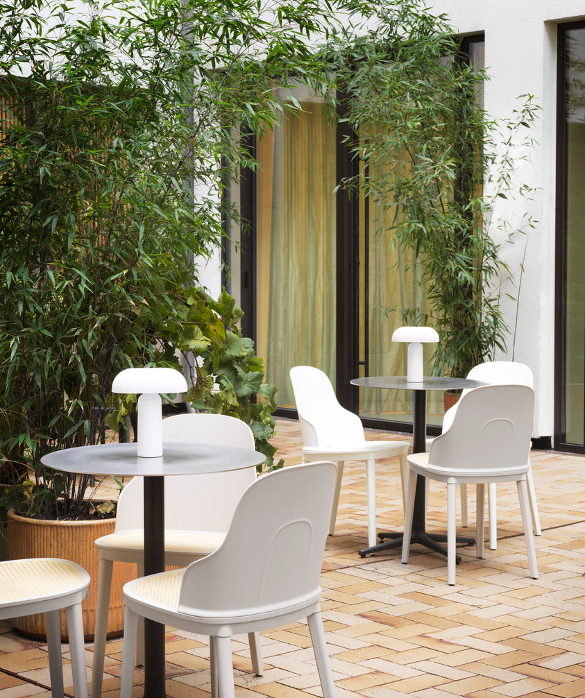 Porta bordlampe - hvid